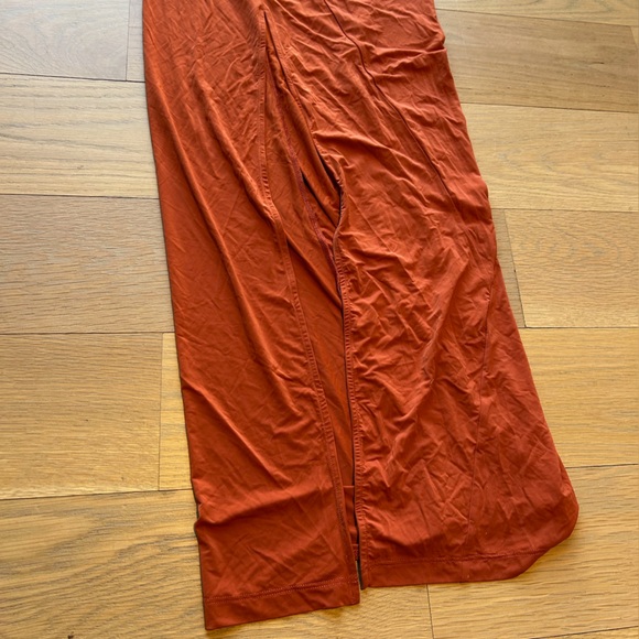 H&M Studio Collection Gathered Bodycon Dress (Burnt orange) - Picture 10 of 15